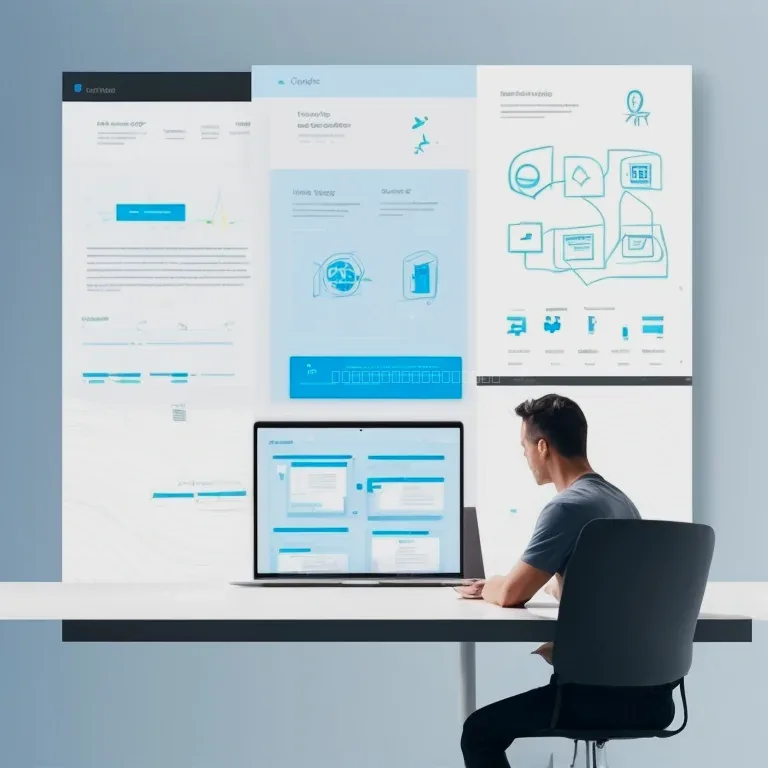 Sales quoting workflow illustration